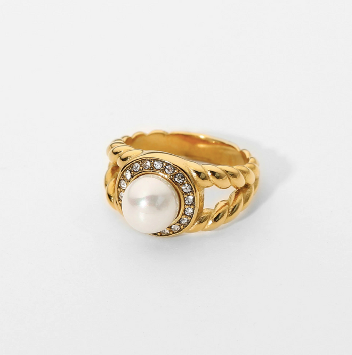 Pearl Drop Ring