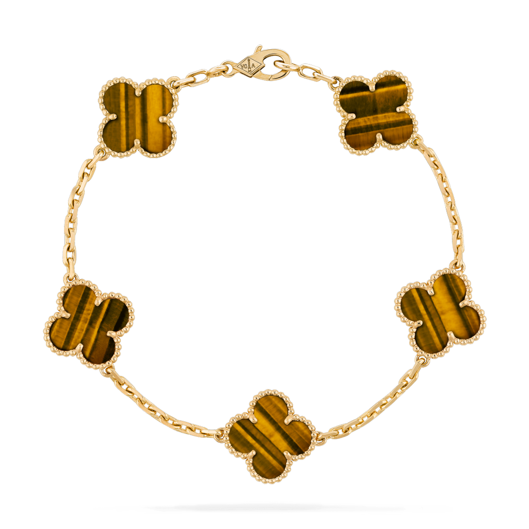 Tiger Eye Clover Bracelet