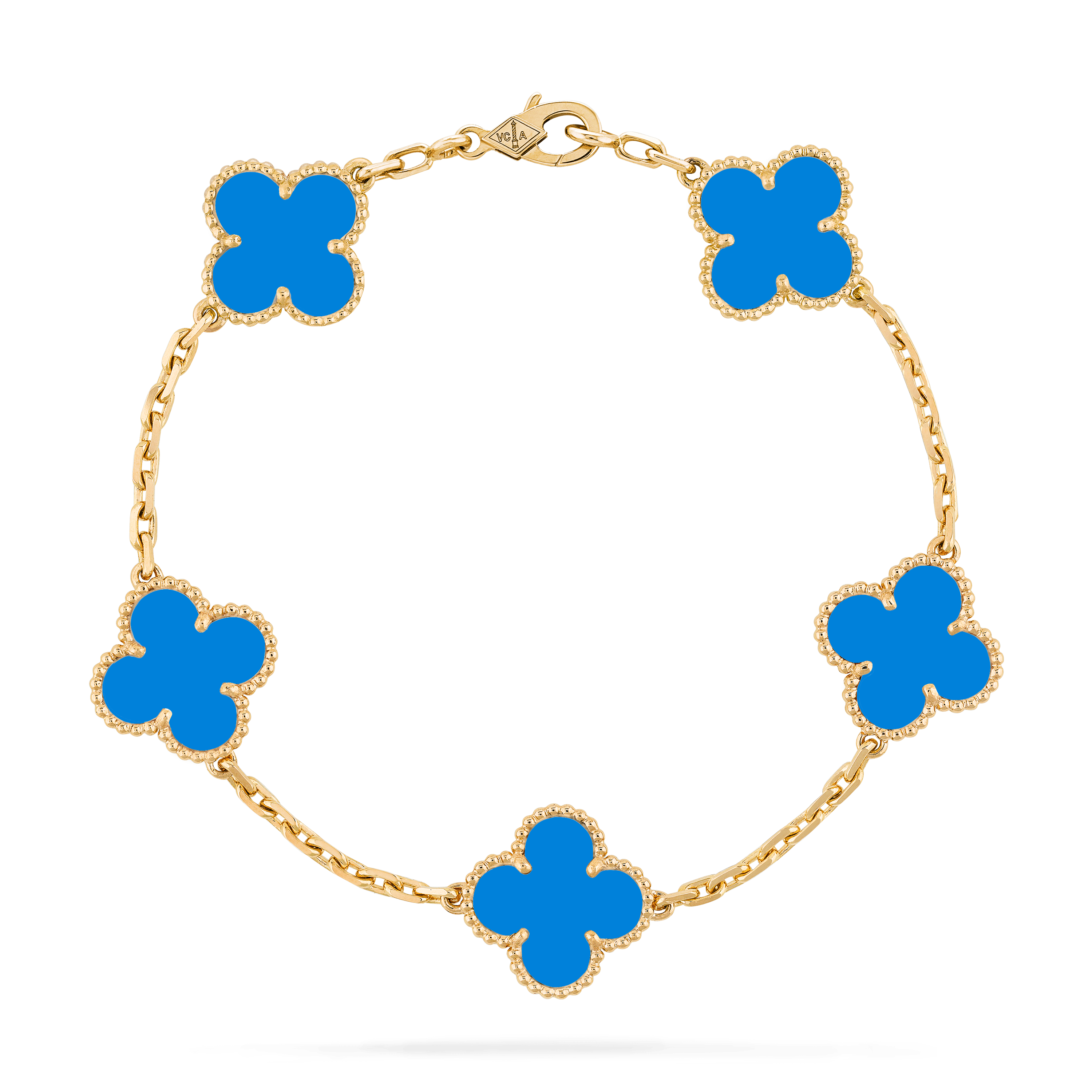 Blue Clover Bracelet – JolieJewelry