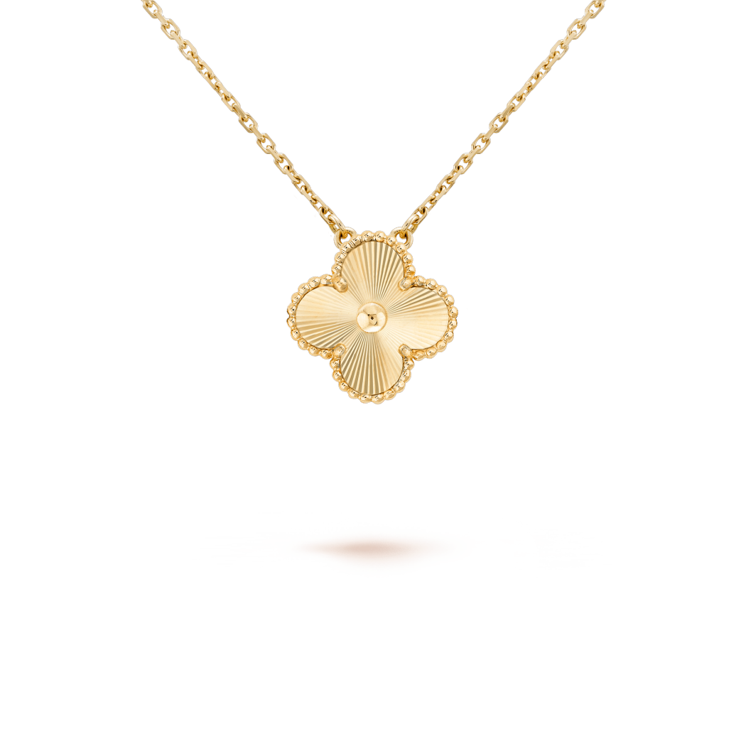 Gold Single Clover Pendant