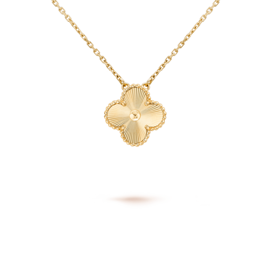 Gold Single Clover Pendant