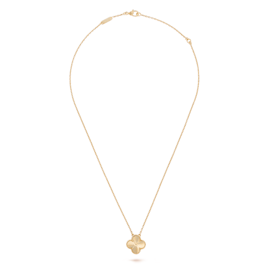 Gold Single Clover Pendant