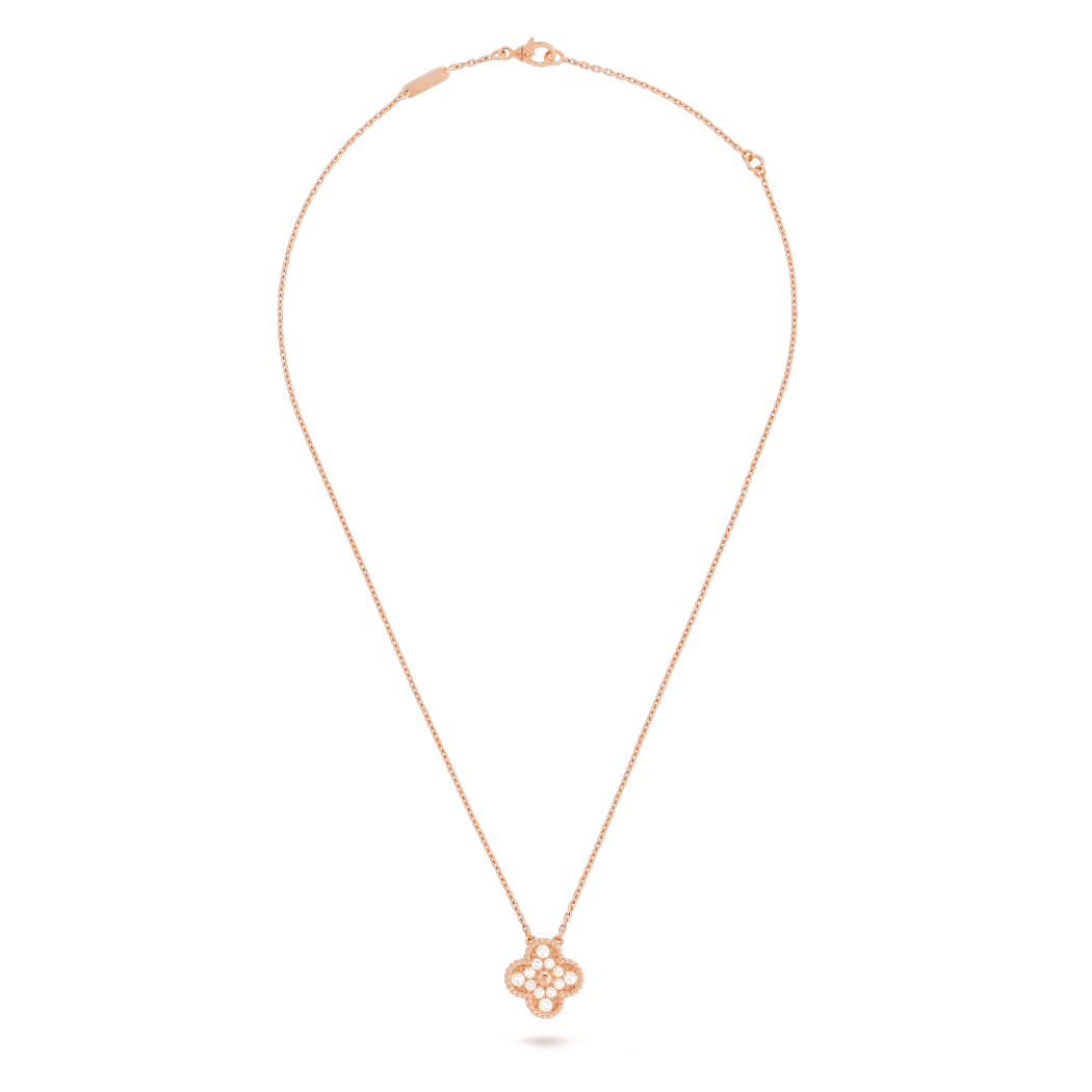 Diamond Single Clover Pendant