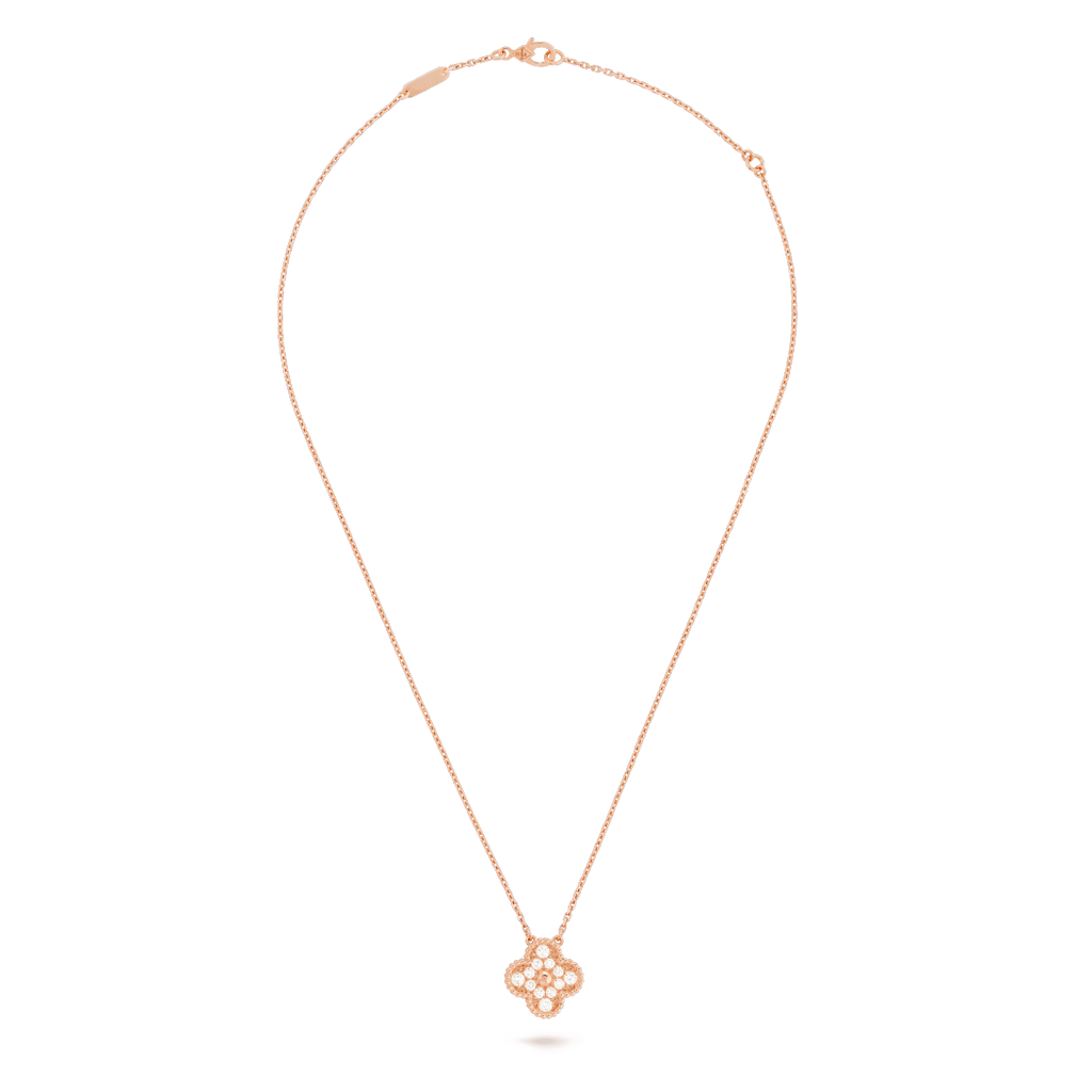 Diamond Single Clover Pendant