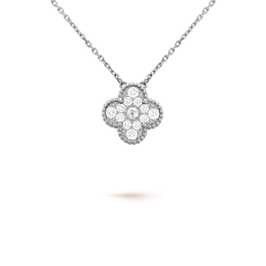 Diamond Single Clover Pendant