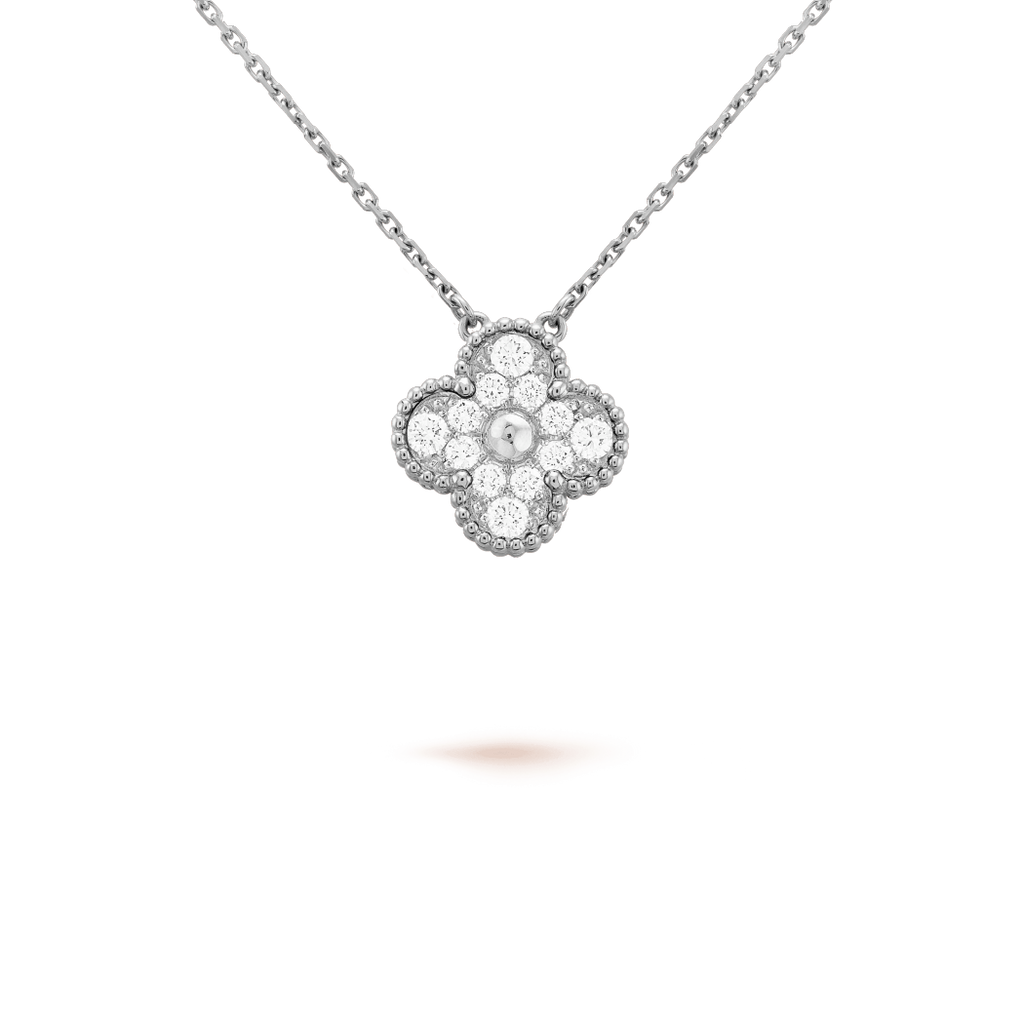 Diamond Single Clover Pendant