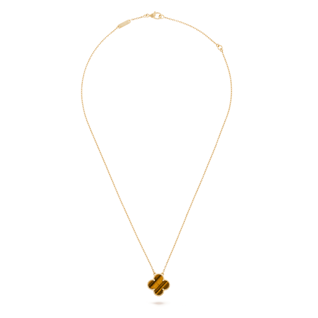 Tiger Eye Single Clover Bracelet