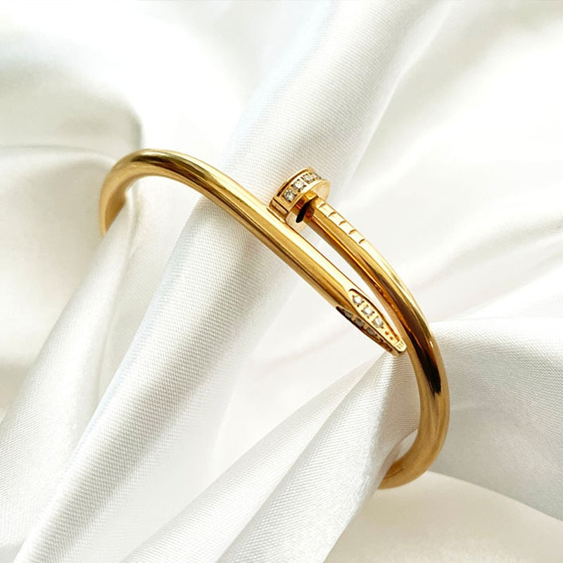 Diamond Nail Bangle