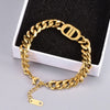 Double D Chain Bracelet