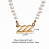 Pearl Angel Number Necklace