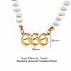 Pearl Angel Number Necklace