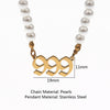 Pearl Angel Number Necklace